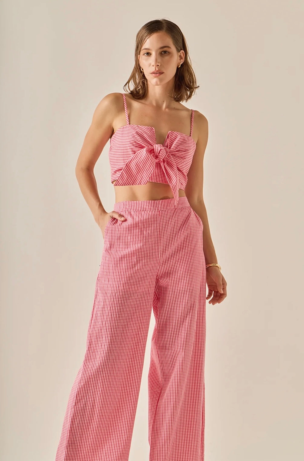 Pantalón palazzo mujer tiro alto | Moda femenina elegante