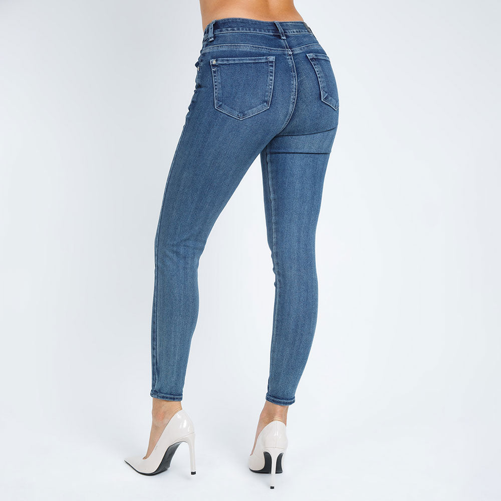 JEAN SKINNY PRETINA DELGADA - AZUL INDIGO