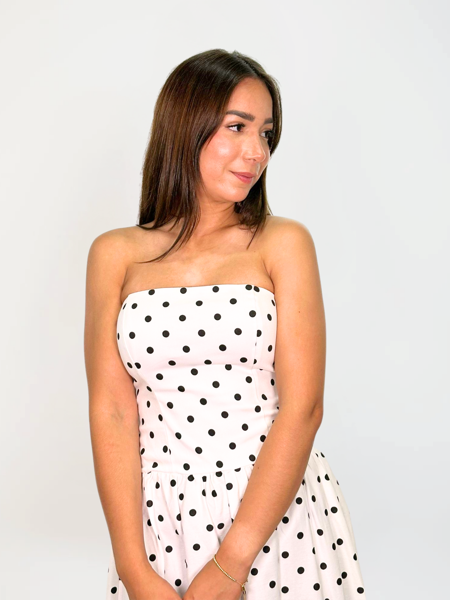 VESTIDO PEPAS BLANCO