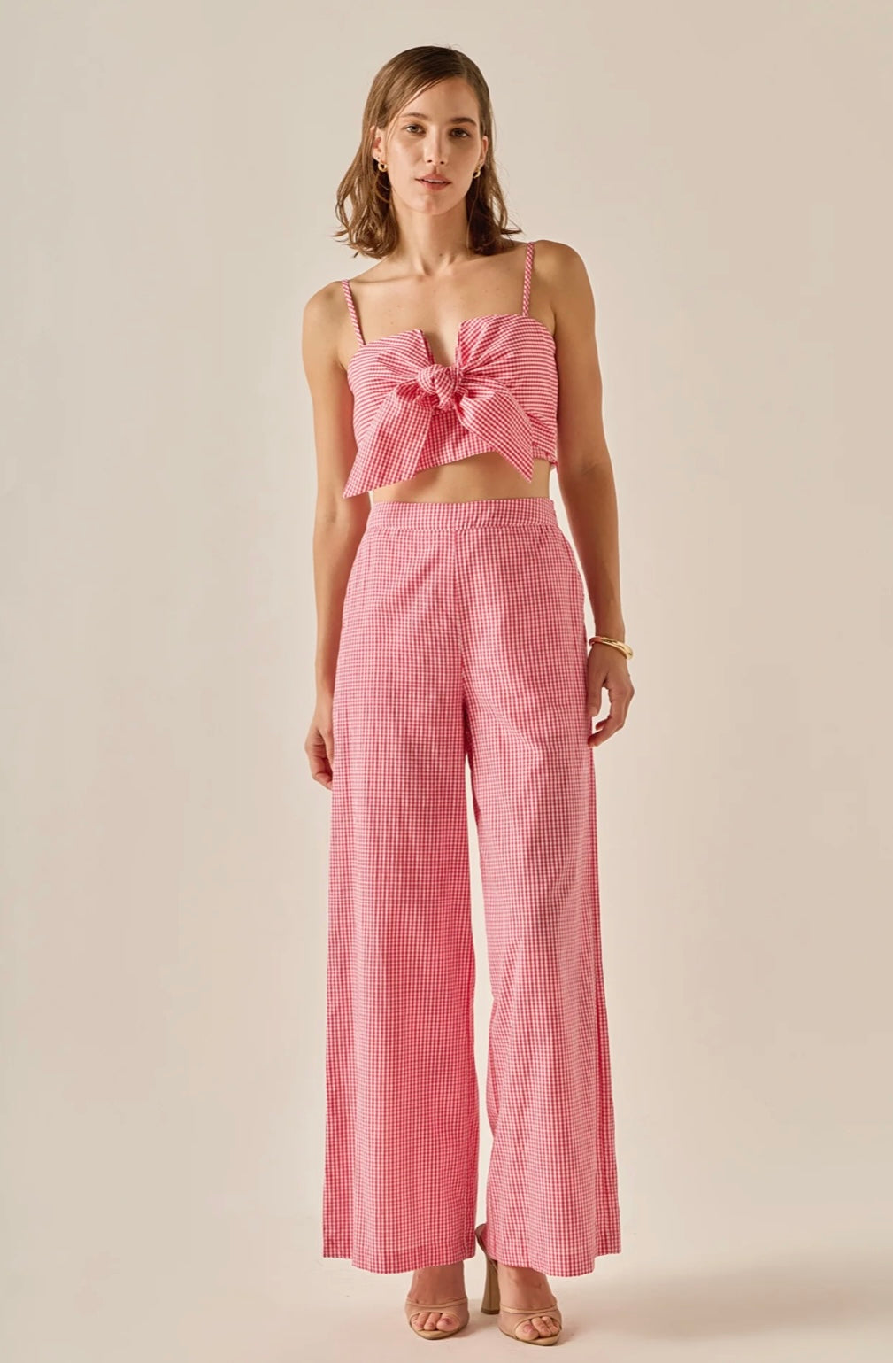 Pantalón palazzo mujer tiro alto | Moda femenina elegante