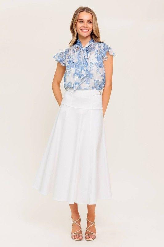 SKIRT TOMATO PACK WHITE RAW