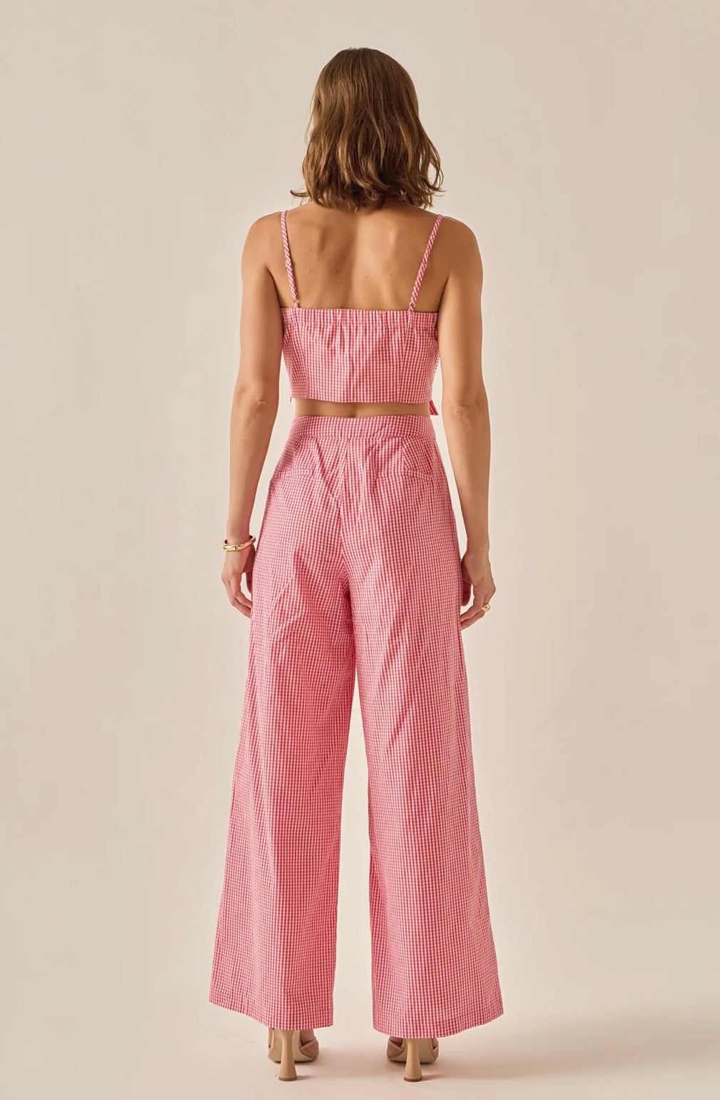 Pantalón palazzo mujer tiro alto | Moda femenina elegante